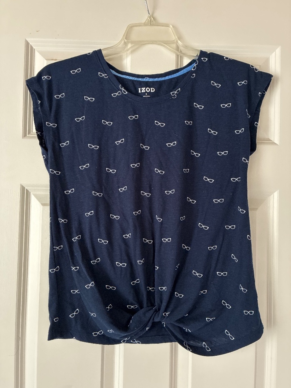 Blue lzod sunglasses tshirt
